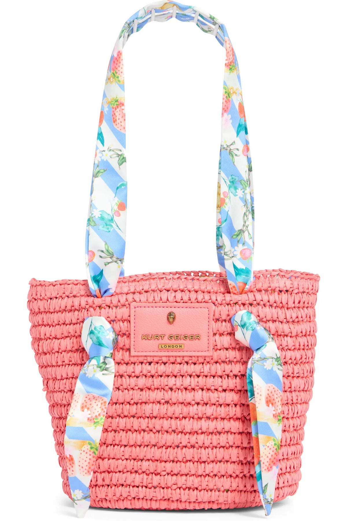 Scarf Raffia Tote