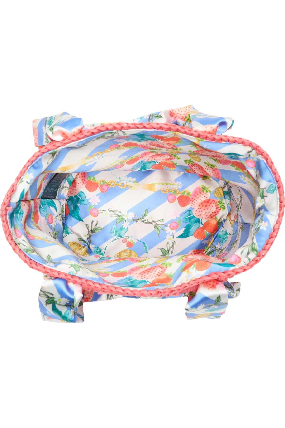 Scarf Raffia Tote