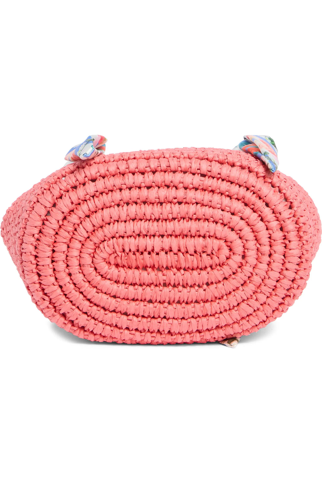Scarf Raffia Tote
