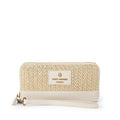 Chiswick Zip Around Wallet - Gold & Beige