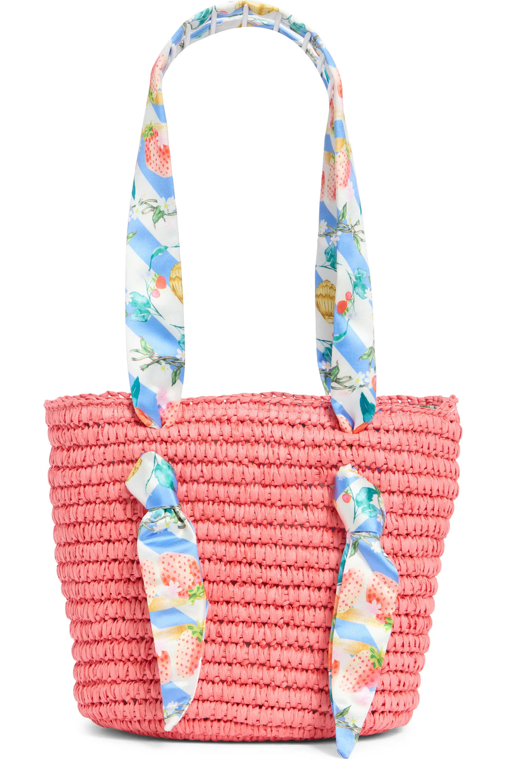 Scarf Raffia Tote