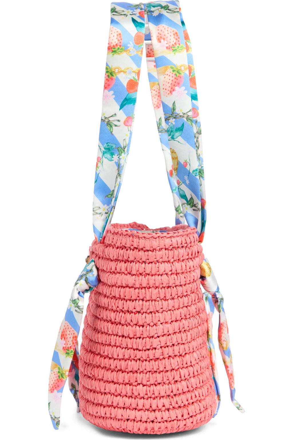 Scarf Raffia Tote