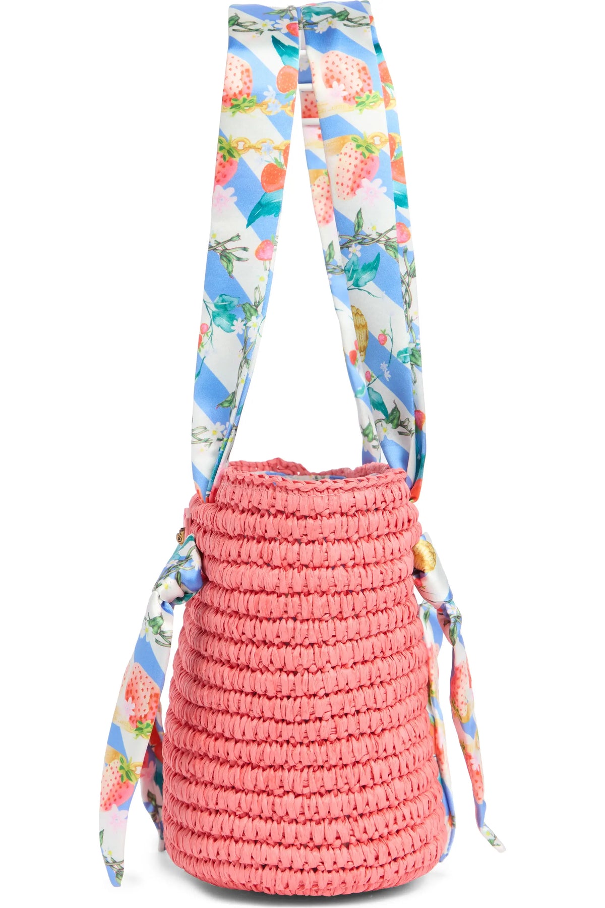 Scarf Raffia Tote