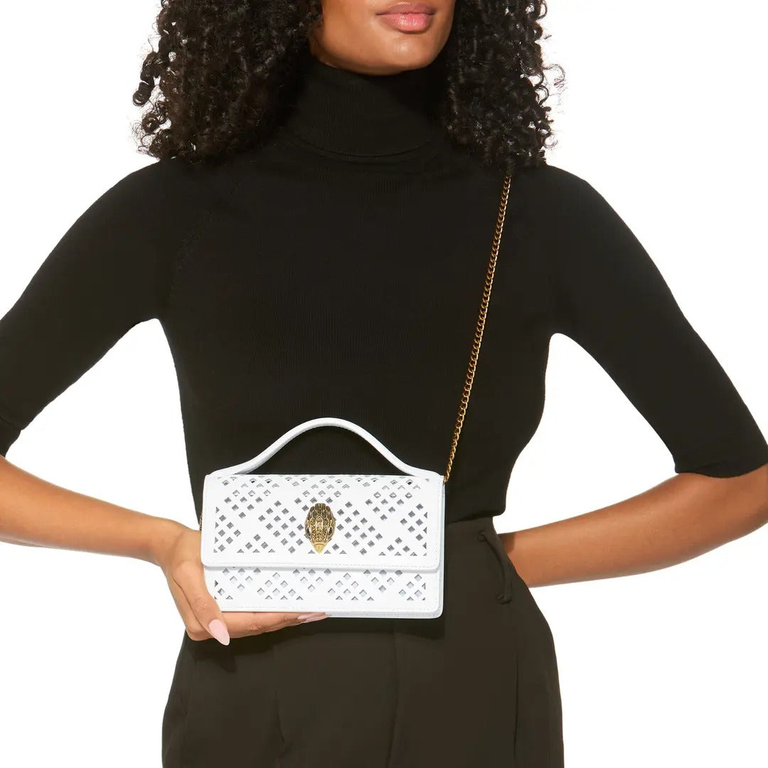 Small Bond Leather Top Handle Bag