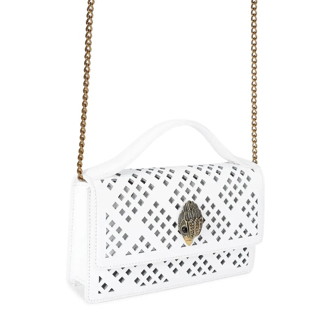 Small Bond Leather Top Handle Bag