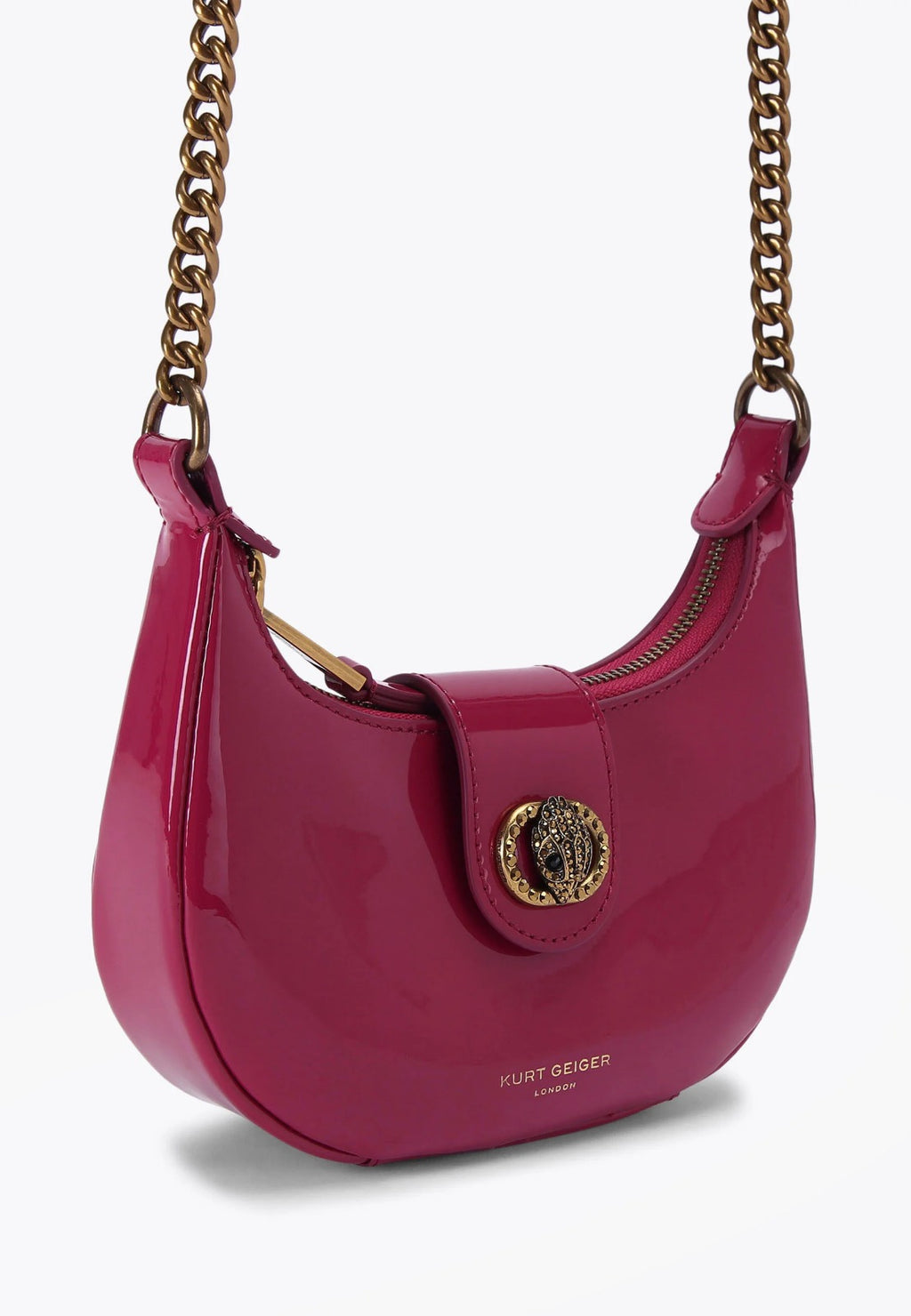Kurt Geiger London CHELSEA HOBO - Cross body bag - Fuschia