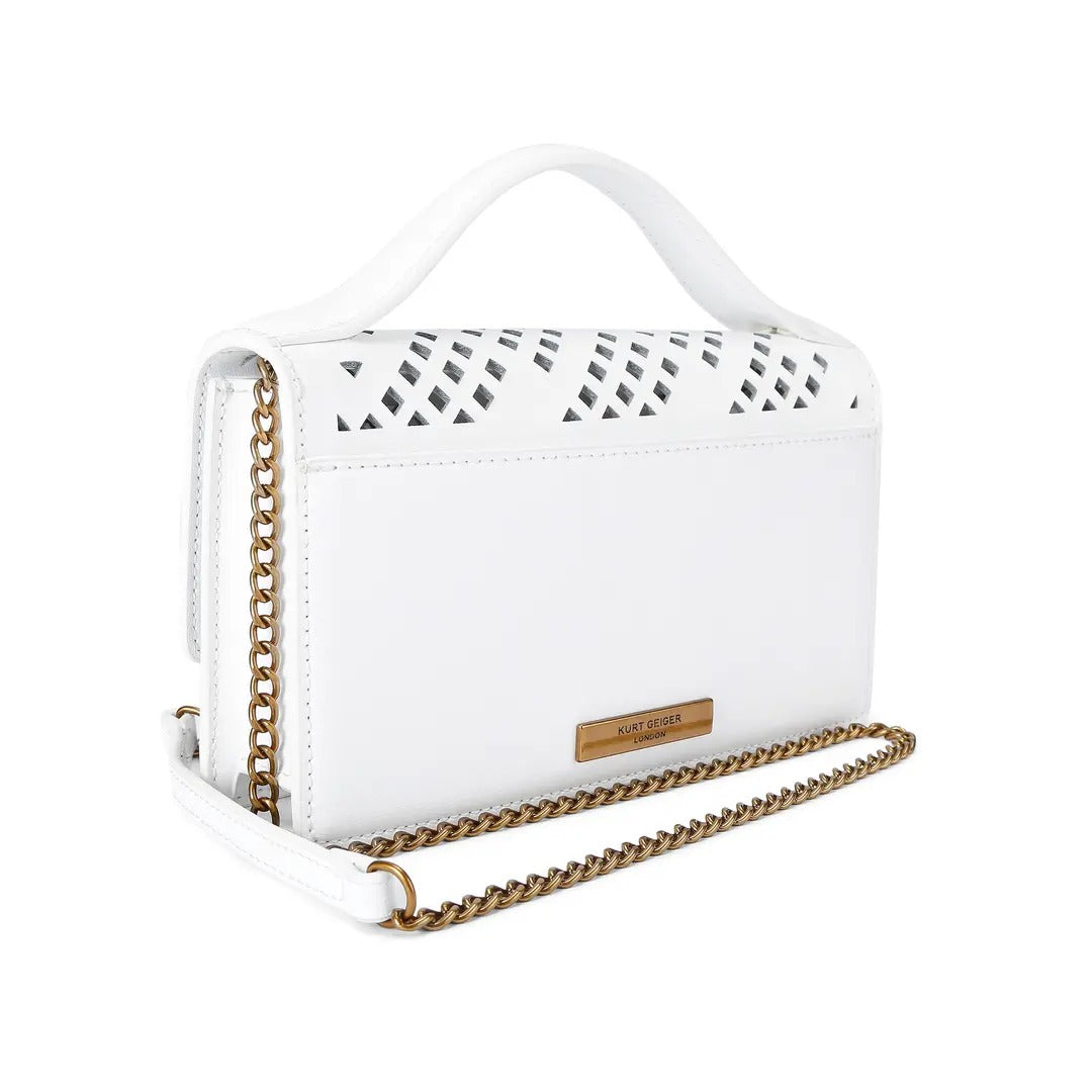 Small Bond Leather Top Handle Bag